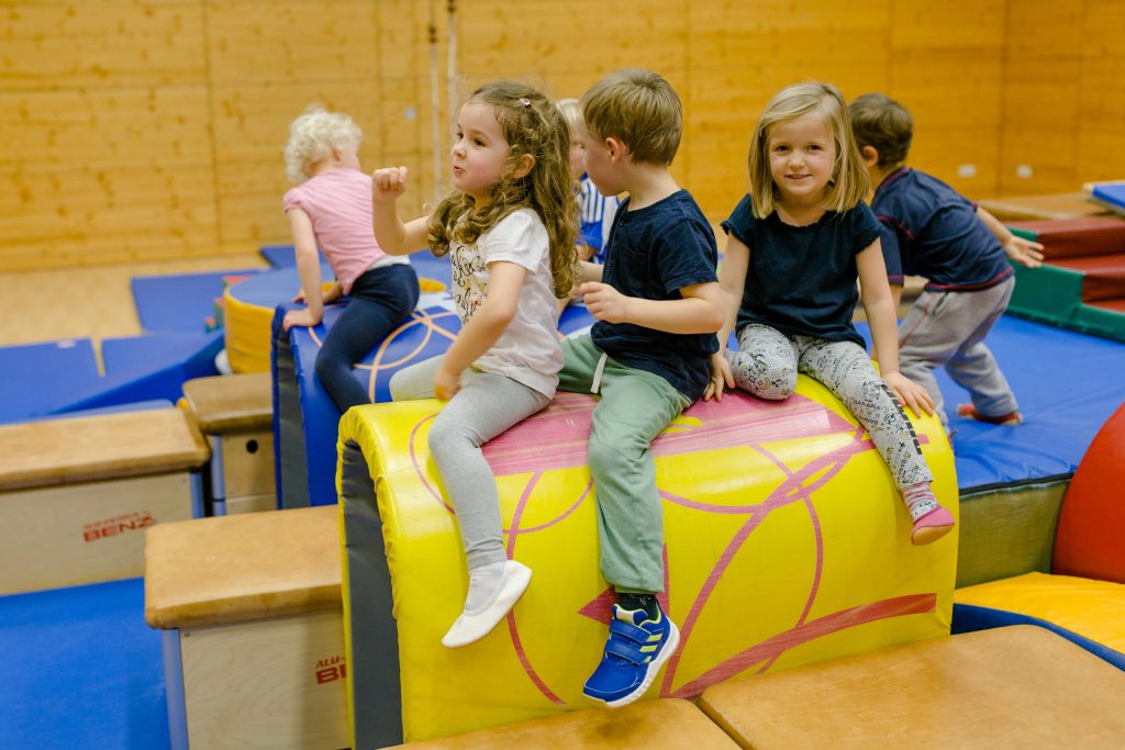 Spaß an der Bewegung steht bei der Kindersportschule ganz weit vorne.